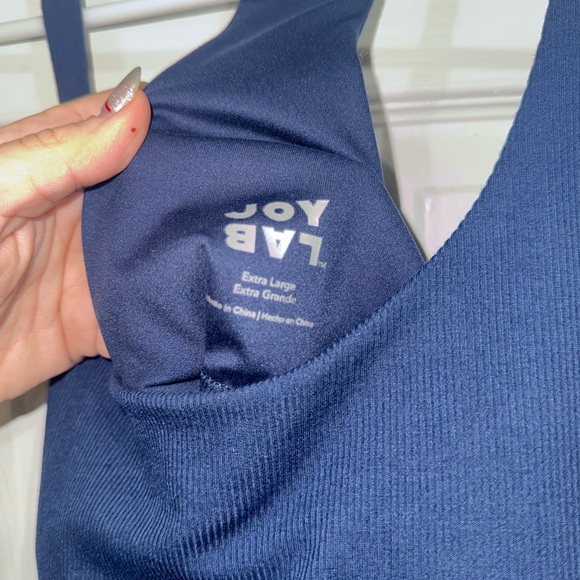 Navy Blue Workout Bralette - Picture 4 of 6